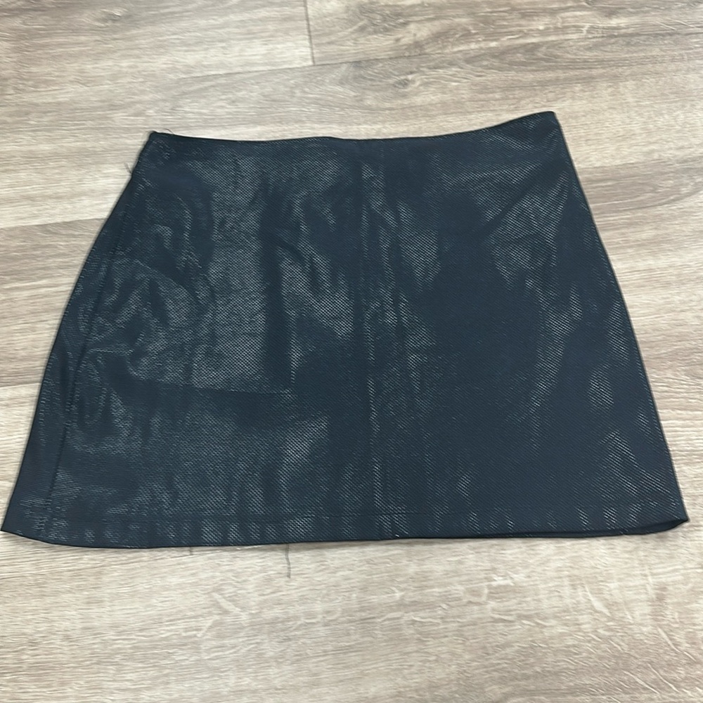 Vintage 90’s black shimmer mini skirt size 9